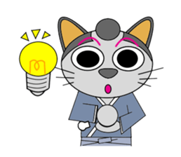 neko samurai (English Ver.) sticker #1067557