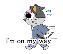 neko samurai (English Ver.) sticker #1067562