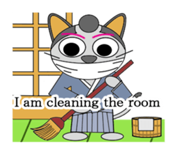 neko samurai (English Ver.) sticker #1067569