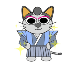 neko samurai (English Ver.) sticker #1067575