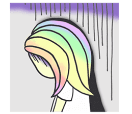 Rainbow Girl sticker #1067781