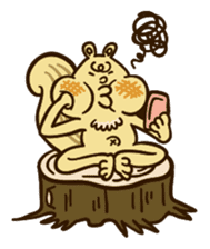 Popcorn-Bear and Moris sticker #1067836