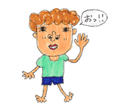 Pleasant friends and Mr. Saotome No,1 sticker #1068005