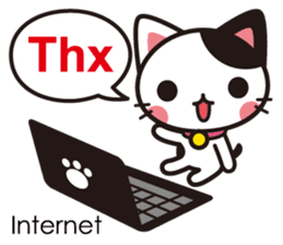 Cats in the world who appreciate cute sticker #1068065