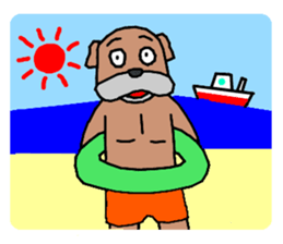 the barkings of a dog in tha distance sticker #1068218