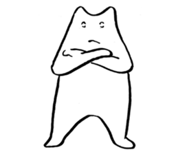 A nihilistic cat sticker #1068357