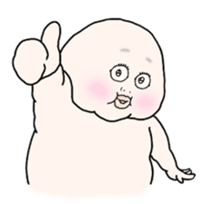 Plump plump ! Moonchi-kun sticker #1068747