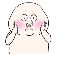 Plump plump ! Moonchi-kun sticker #1068748