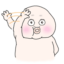 Plump plump ! Moonchi-kun sticker #1068749