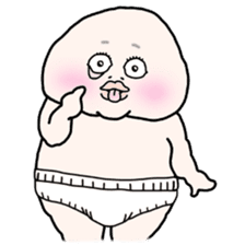 Plump plump ! Moonchi-kun sticker #1068751