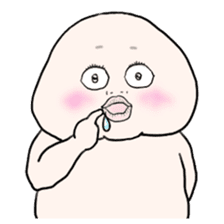 Plump plump ! Moonchi-kun sticker #1068752