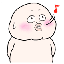 Plump plump ! Moonchi-kun sticker #1068753