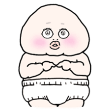 Plump plump ! Moonchi-kun sticker #1068754