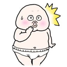 Plump plump ! Moonchi-kun sticker #1068755