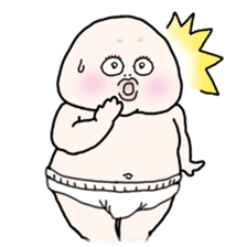 Plump plump ! Moonchi-kun sticker #1068755
