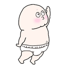 Plump plump ! Moonchi-kun sticker #1068756