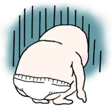 Plump plump ! Moonchi-kun sticker #1068758