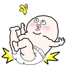 Plump plump ! Moonchi-kun sticker #1068761