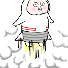 Plump plump ! Moonchi-kun sticker #1068768