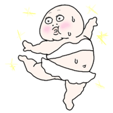 Plump plump ! Moonchi-kun sticker #1068770