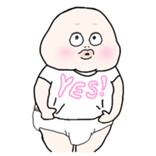 Plump plump ! Moonchi-kun sticker #1068773