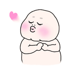 Plump plump ! Moonchi-kun sticker #1068776