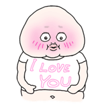 Plump plump ! Moonchi-kun sticker #1068777