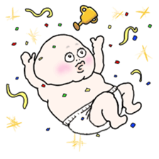 Plump plump ! Moonchi-kun sticker #1068778