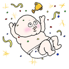 Plump plump ! Moonchi-kun sticker #1068778