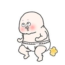 Plump plump ! Moonchi-kun sticker #1068785