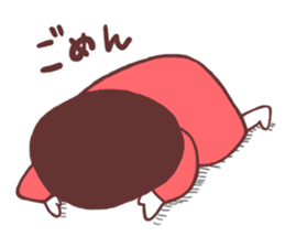Bob cut girl sticker #1069090