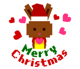 Chocolate Bunny Pulpy Christmas&New Year sticker #1069507