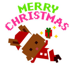 Chocolate Bunny Pulpy Christmas&New Year sticker #1069511