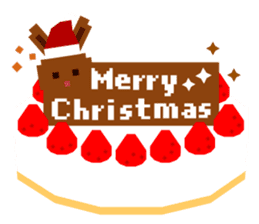 Chocolate Bunny Pulpy Christmas&New Year sticker #1069526