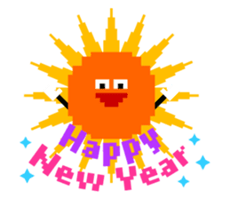 Chocolate Bunny Pulpy Christmas&New Year sticker #1069535