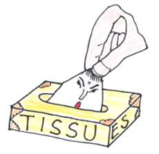 Mr.Tissue in service sticker #1069627