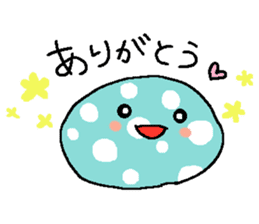 Polka-dots "mizutama-chan" sticker #1070146