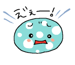 Polka-dots "mizutama-chan" sticker #1070159