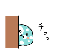 Polka-dots "mizutama-chan" sticker #1070162