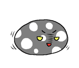 Polka-dots "mizutama-chan" sticker #1070169