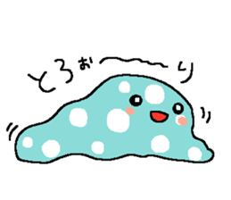 Polka-dots "mizutama-chan" sticker #1070174