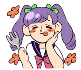 I am a girl sticker #1070377