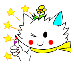 Pudding-chan kitten (Japanese) sticker #1070547