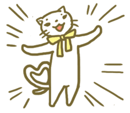 girly cat sticker #1070962