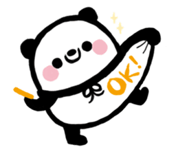 Marshmallow PANDA sticker #1071112