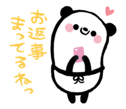 Marshmallow PANDA sticker #1071115