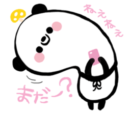 Marshmallow PANDA sticker #1071117