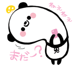 Marshmallow PANDA sticker #1071117