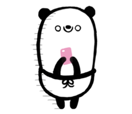 Marshmallow PANDA sticker #1071118