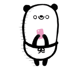 Marshmallow PANDA sticker #1071118